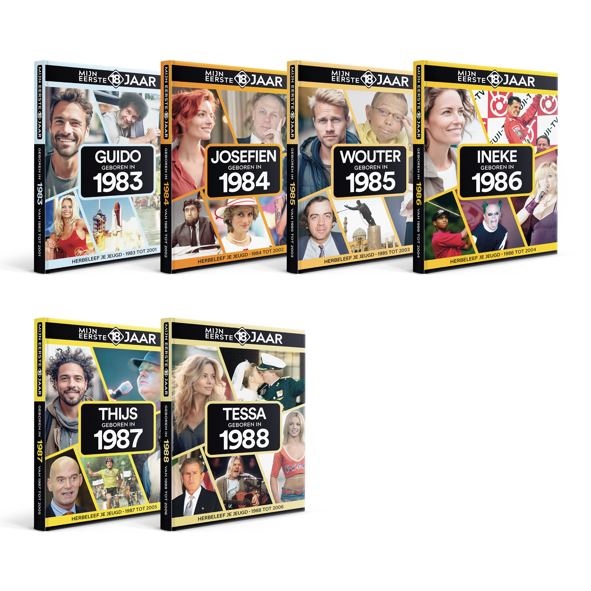 Geboortejaar boek - Mijn eerste 18 jaar