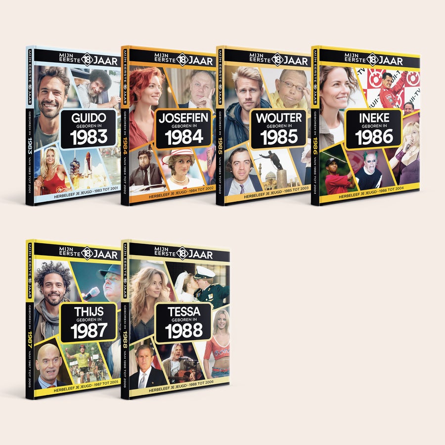 Geboortejaar boek - Mijn eerste 18 jaar Geboortejaar boek - Mijn eerste 18 jaar