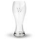 Weizenbierglas mit Gravur