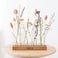 Dried flowers with personalised wooden stand Dried flowers with personalised wooden stand