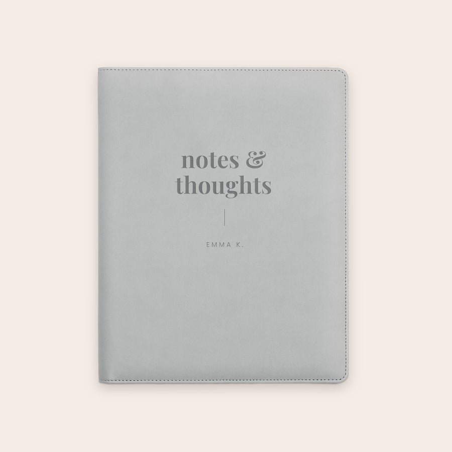 Custom vegan leather notepad holder Custom vegan leather notepad holder