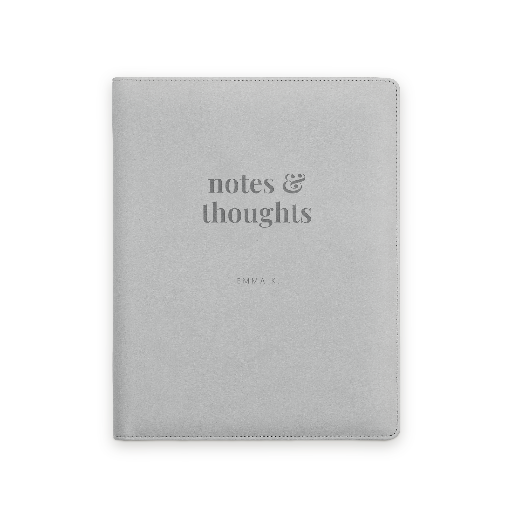 Suport personalizat pentru blocnotes din piele vegană