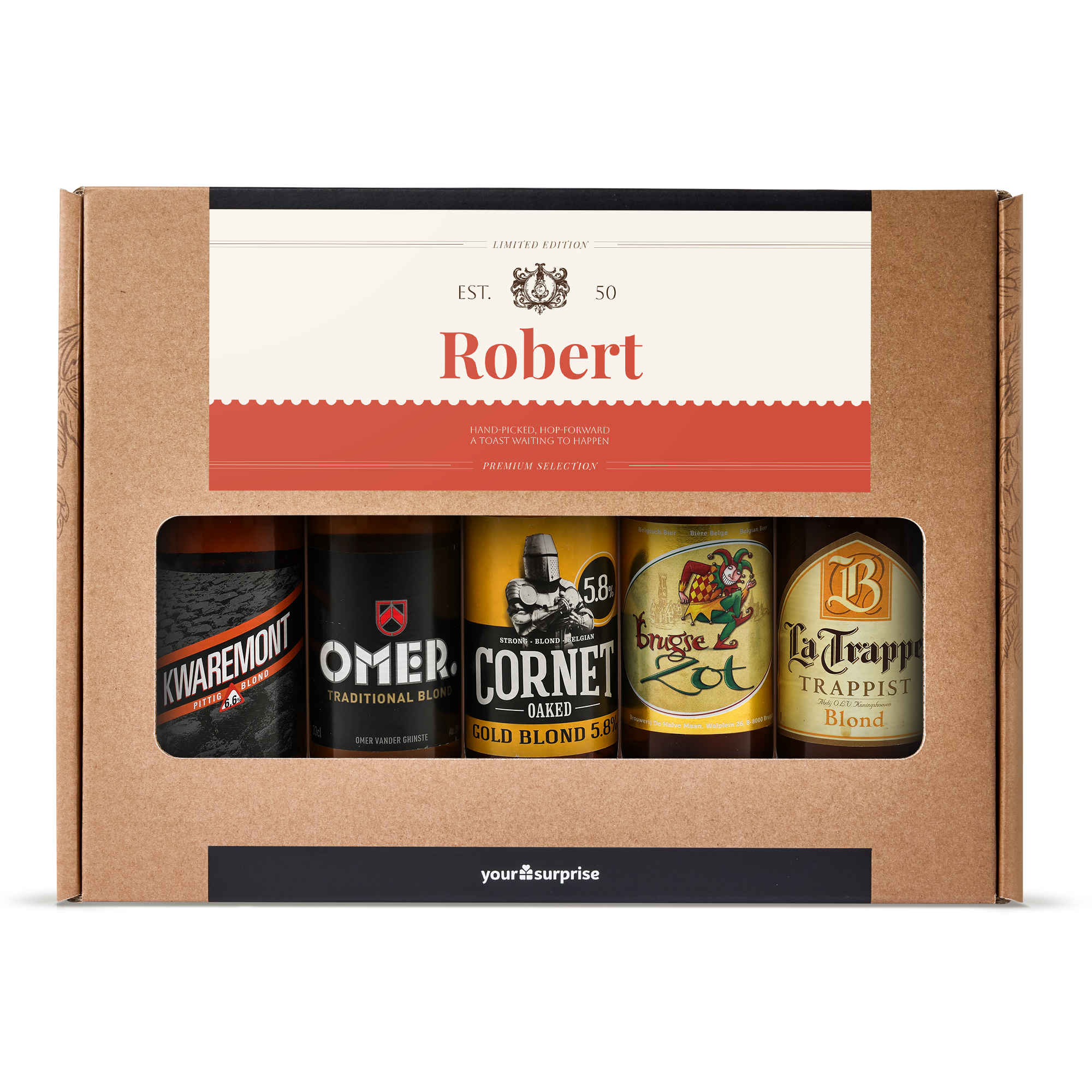 Gepersonaliseerd bierpakket