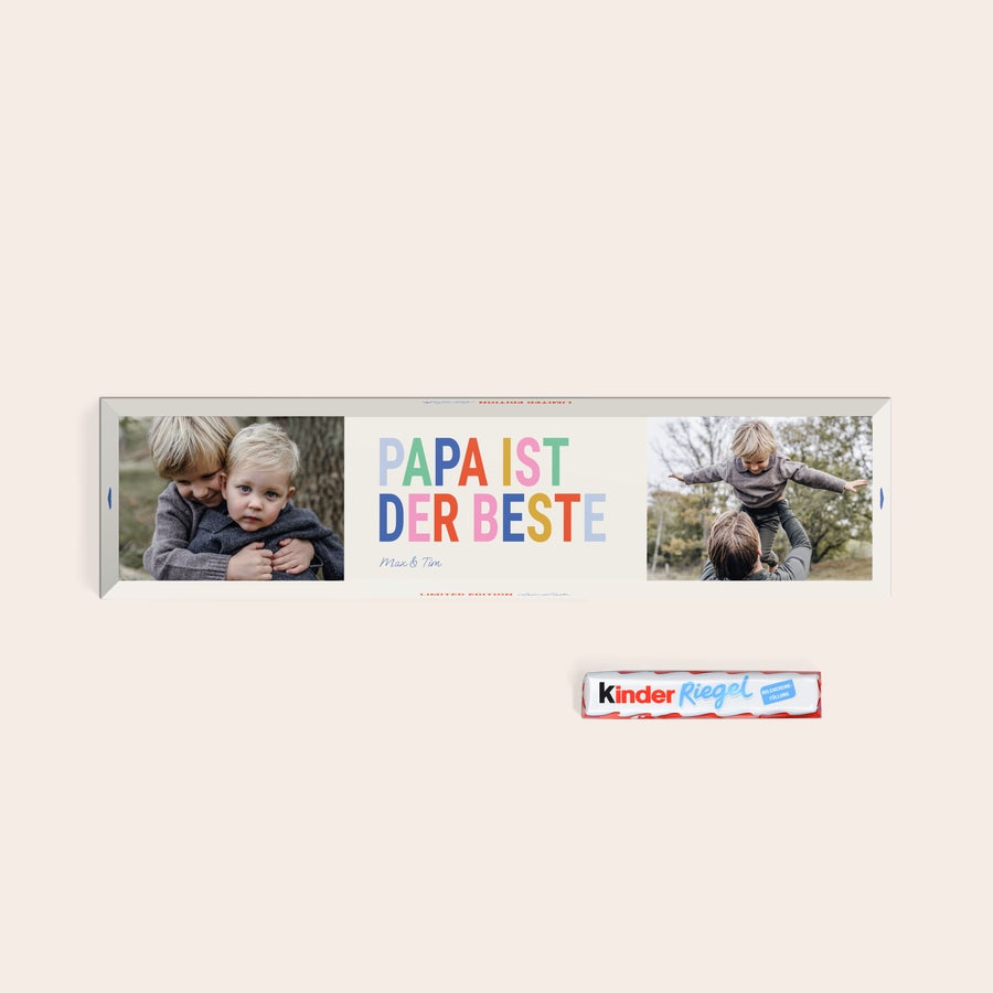 Personalisierte XXL-kinder Riegel Personalisierter XXL kinder Riegel mit Fotos und dem Text