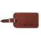 Leather luggage tag