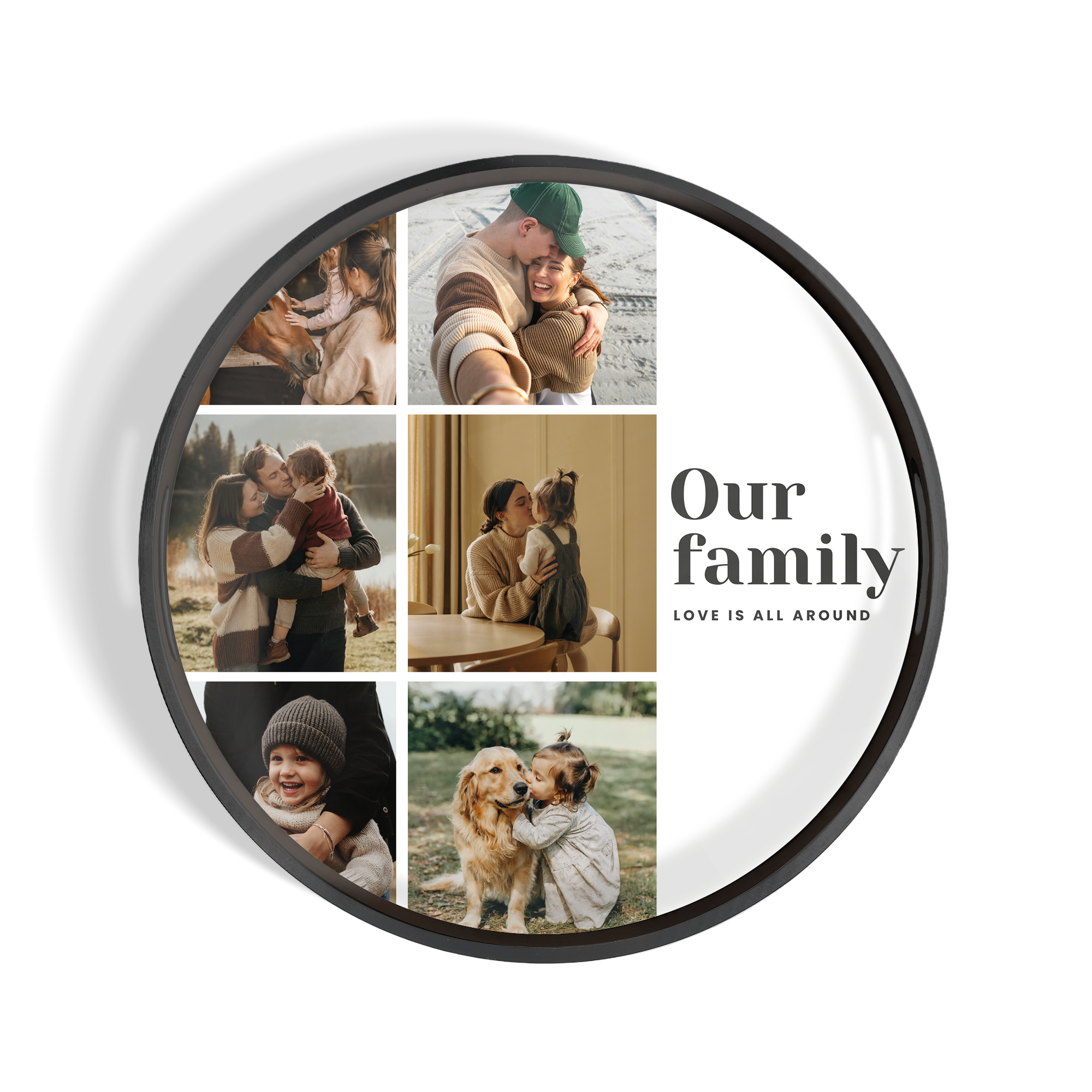 Personalised serving platter - Round