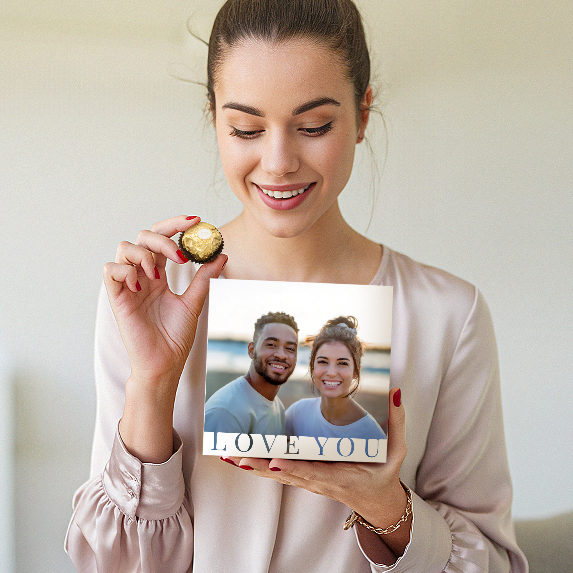 Ferrero Rocher Chokoladegave med eget design