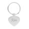 Key ring with name - Heart