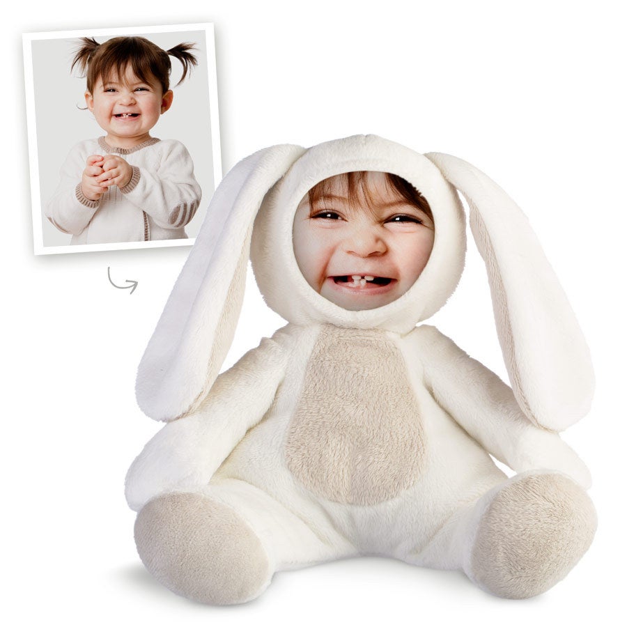 ItsieMe knuffelkonijn met foto