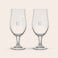 Hjemmebryg tønde med 2 glas med indgravering Hjemmebryg tønde med 2 glas med indgravering