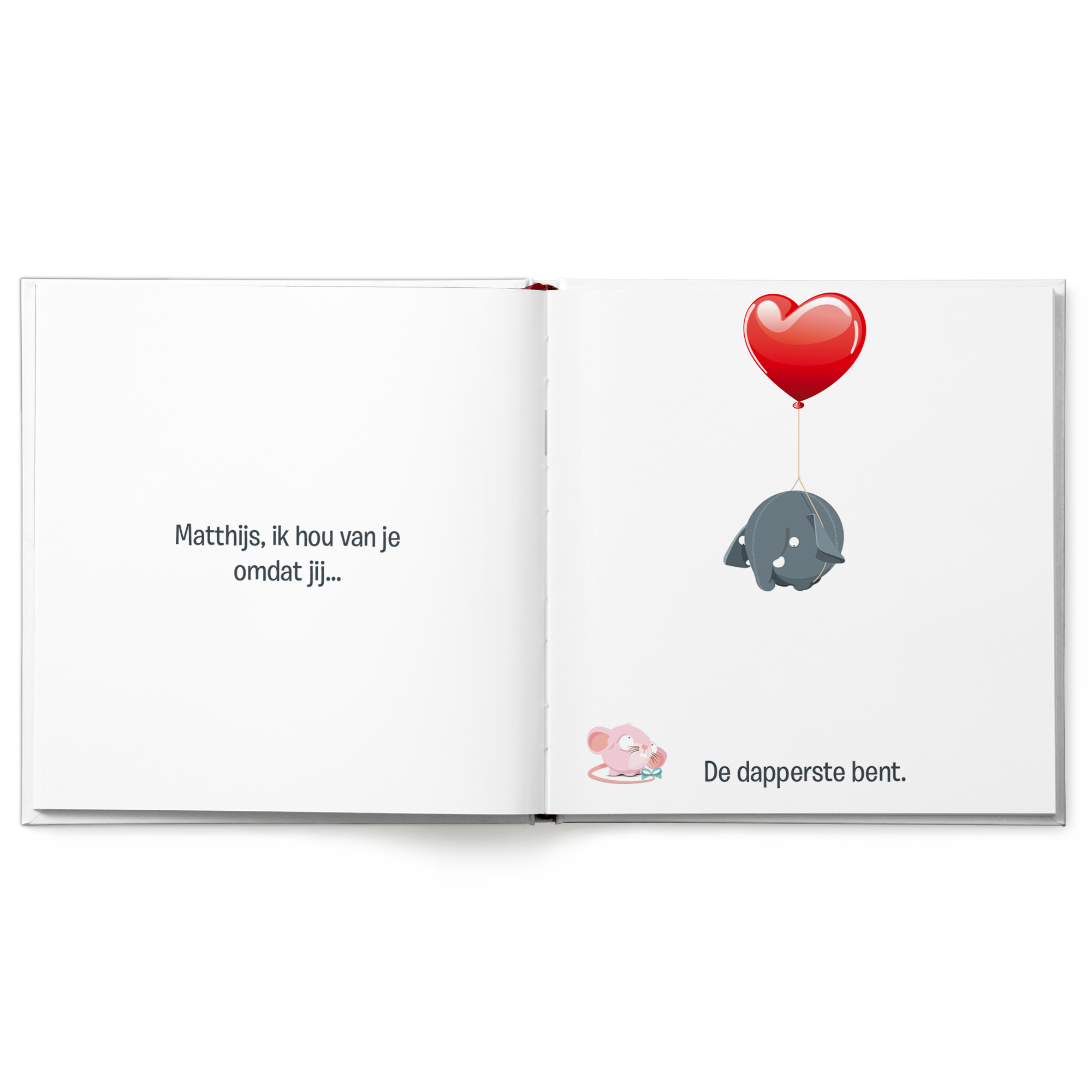 Boek "Je bent mijn Valentijn/Liefste" personaliseren