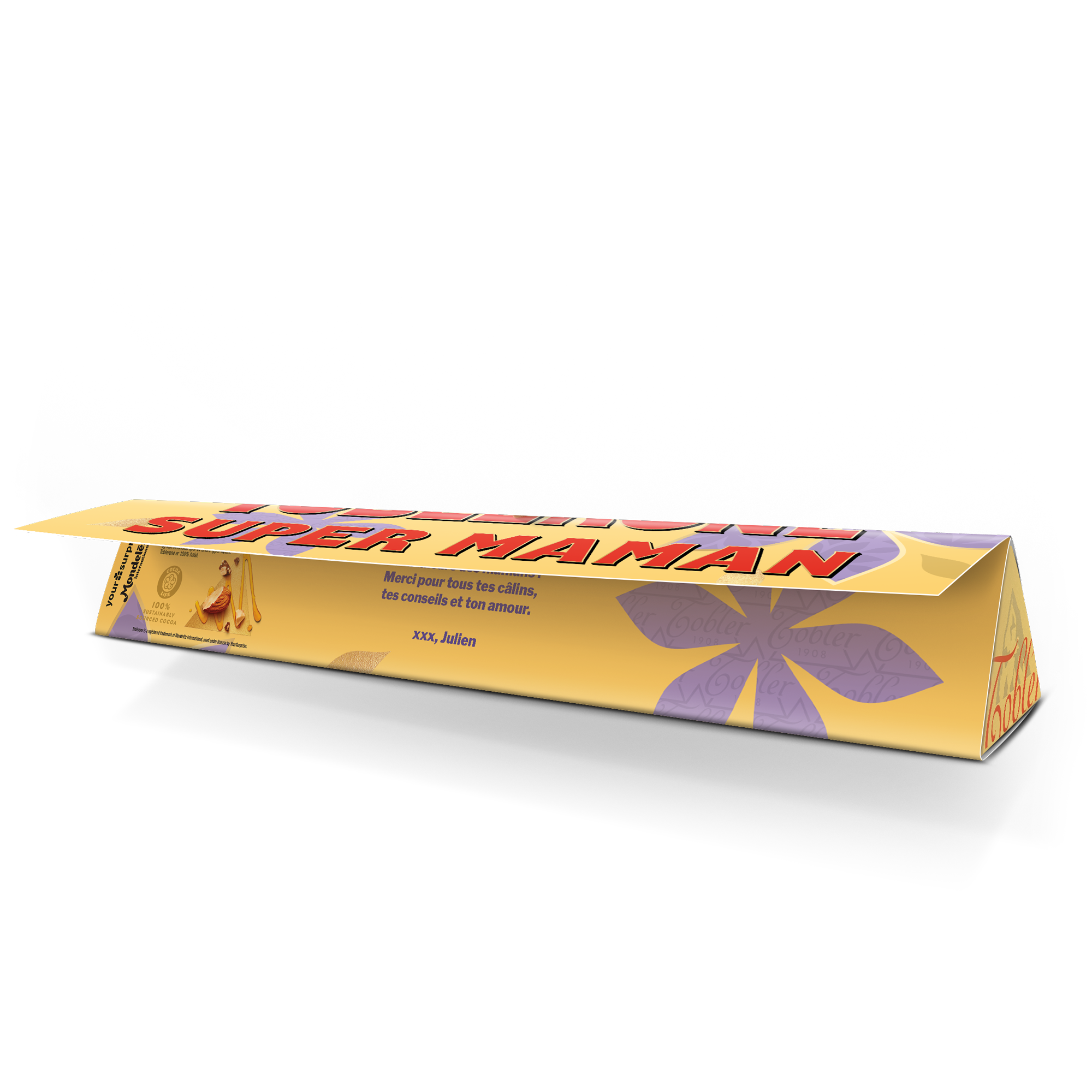 Toblerone personnalisé - Fête des Mères