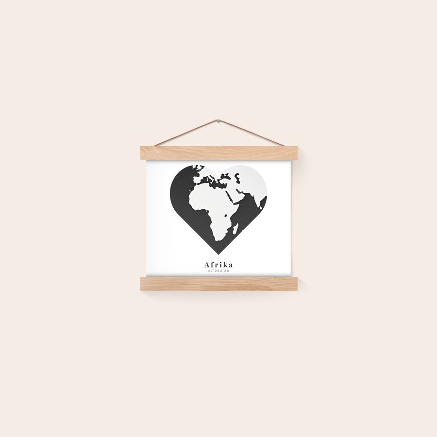 Personalised poster with hanger Personalised poster with hanger