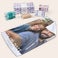 Coffret cadeau savon avec essuie-mains personnalisé Coffret cadeau savon avec essuie-mains personnalisé