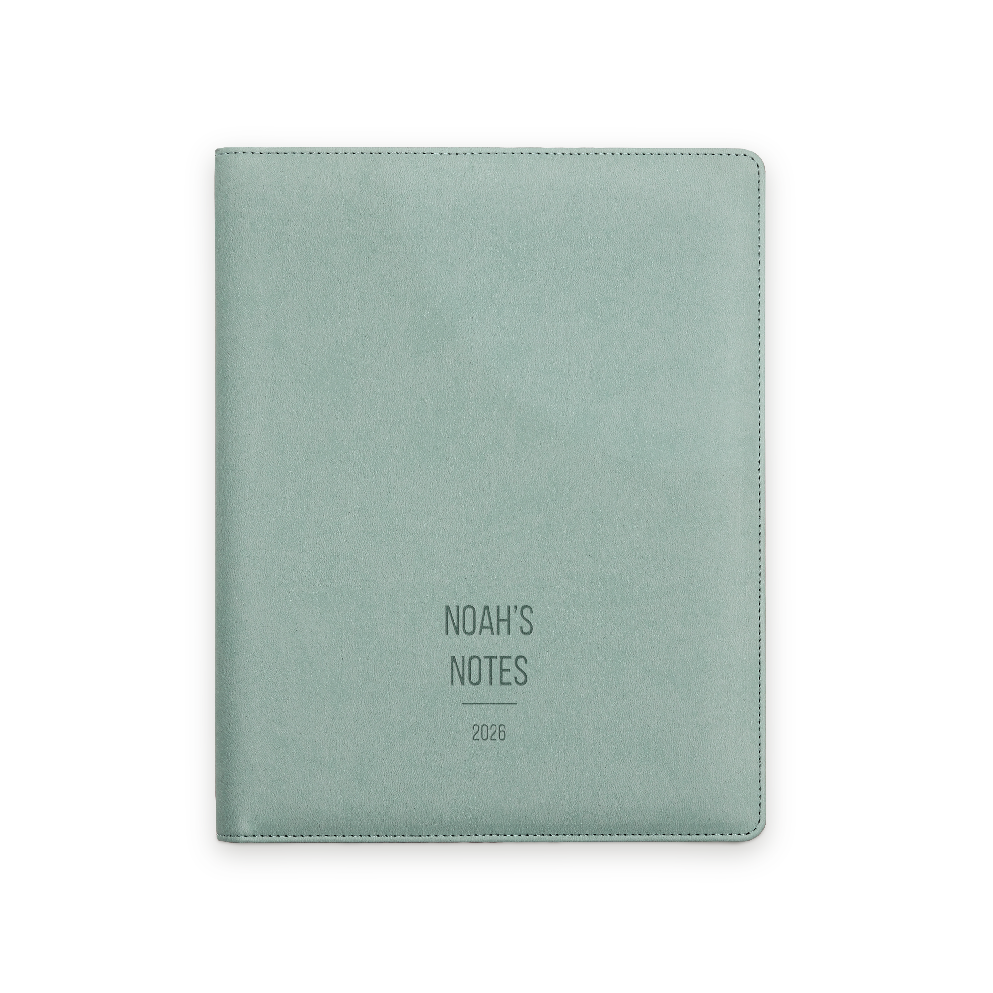 Estuche de piel vegana personalizado para libreta