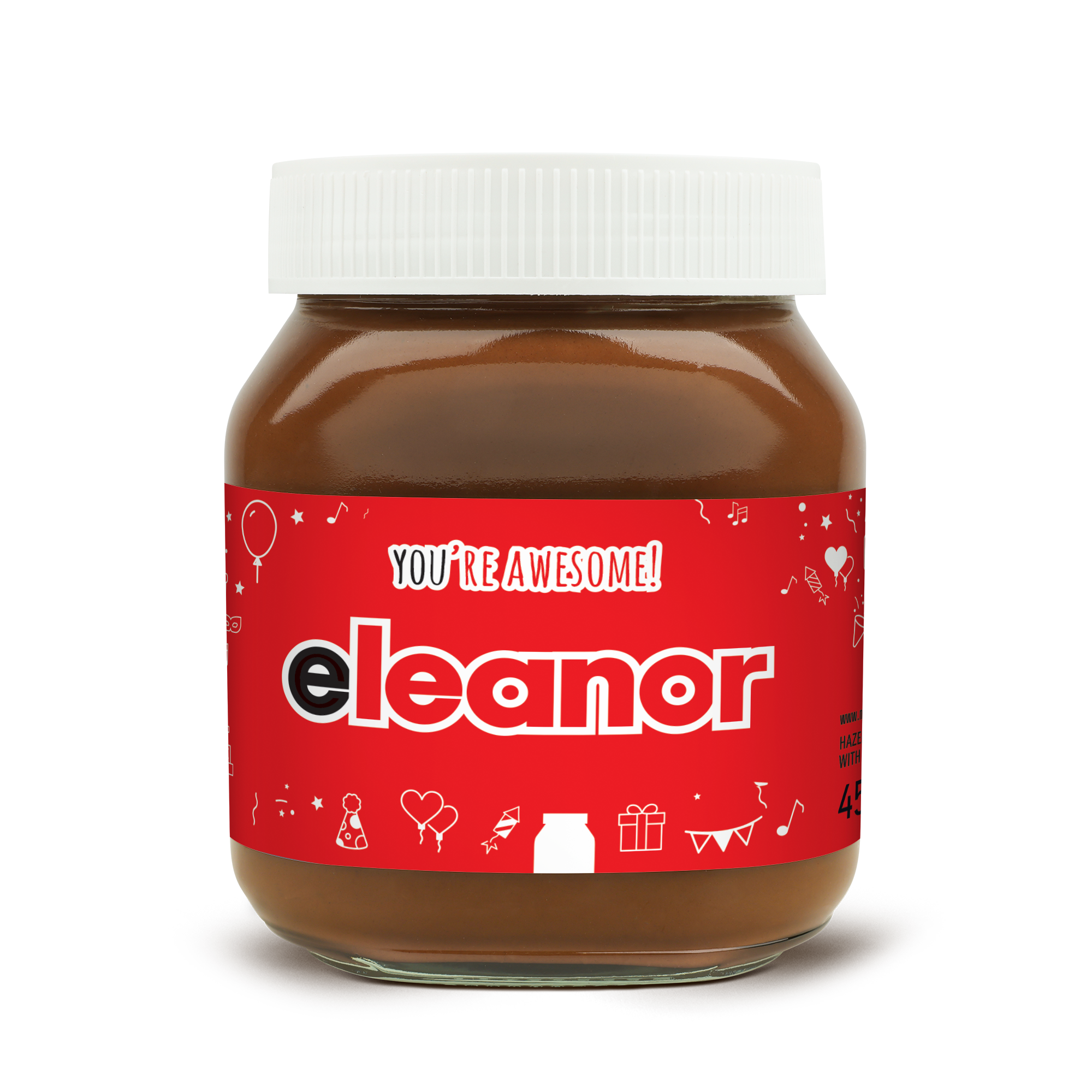 Personalised nutella® jar