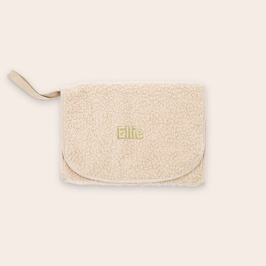 Cambiador de bebé personalizado con osito de peluche Cambiador de bebé personalizado con osito de peluche