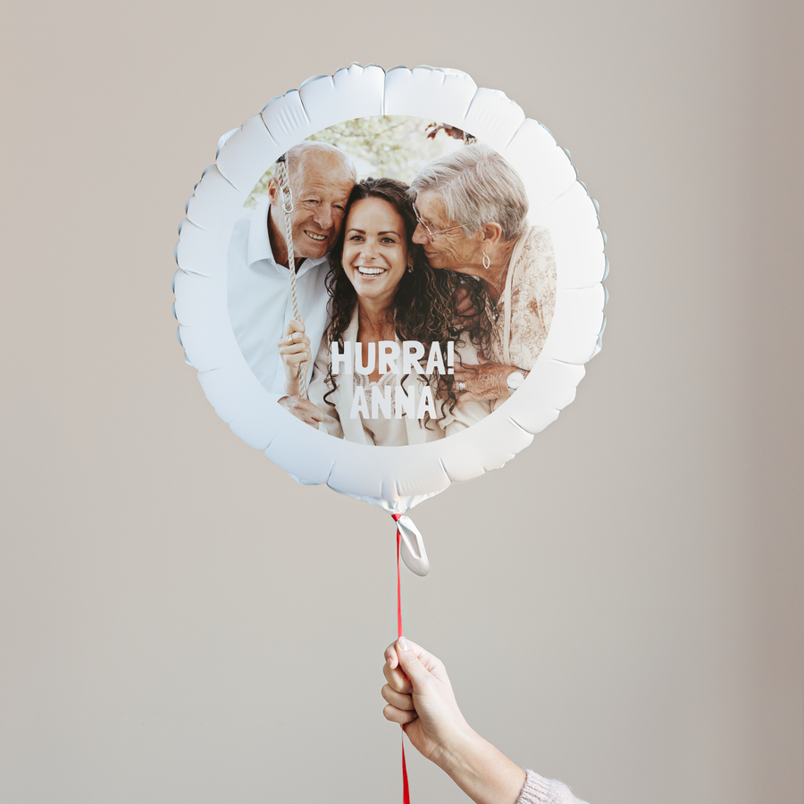 Ballon billede og tekst | YourSurprise