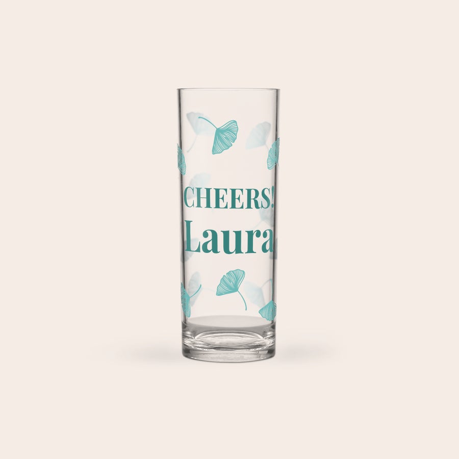 Highball Glass - Plastic - Printed  Highball Glass - Plastic - Printed