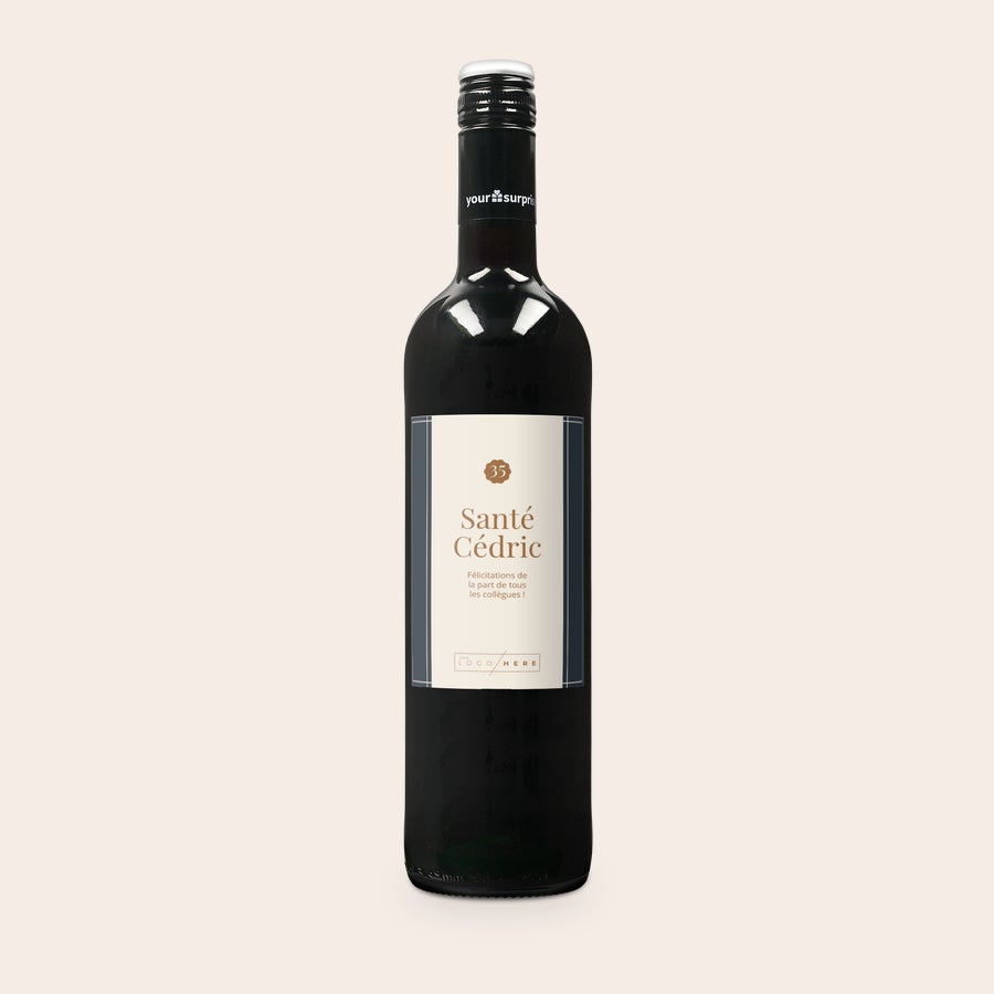 Vin Maison de la Surprise - Cabernet Sauvignon personnalisé Vin Maison de la Surprise - Cabernet Sauvignon personnalisé