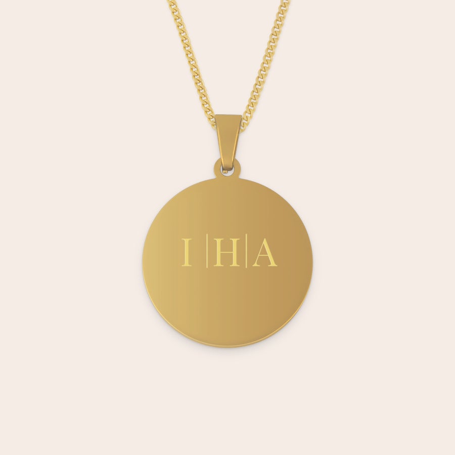 Round pendant necklace Round pendant necklace