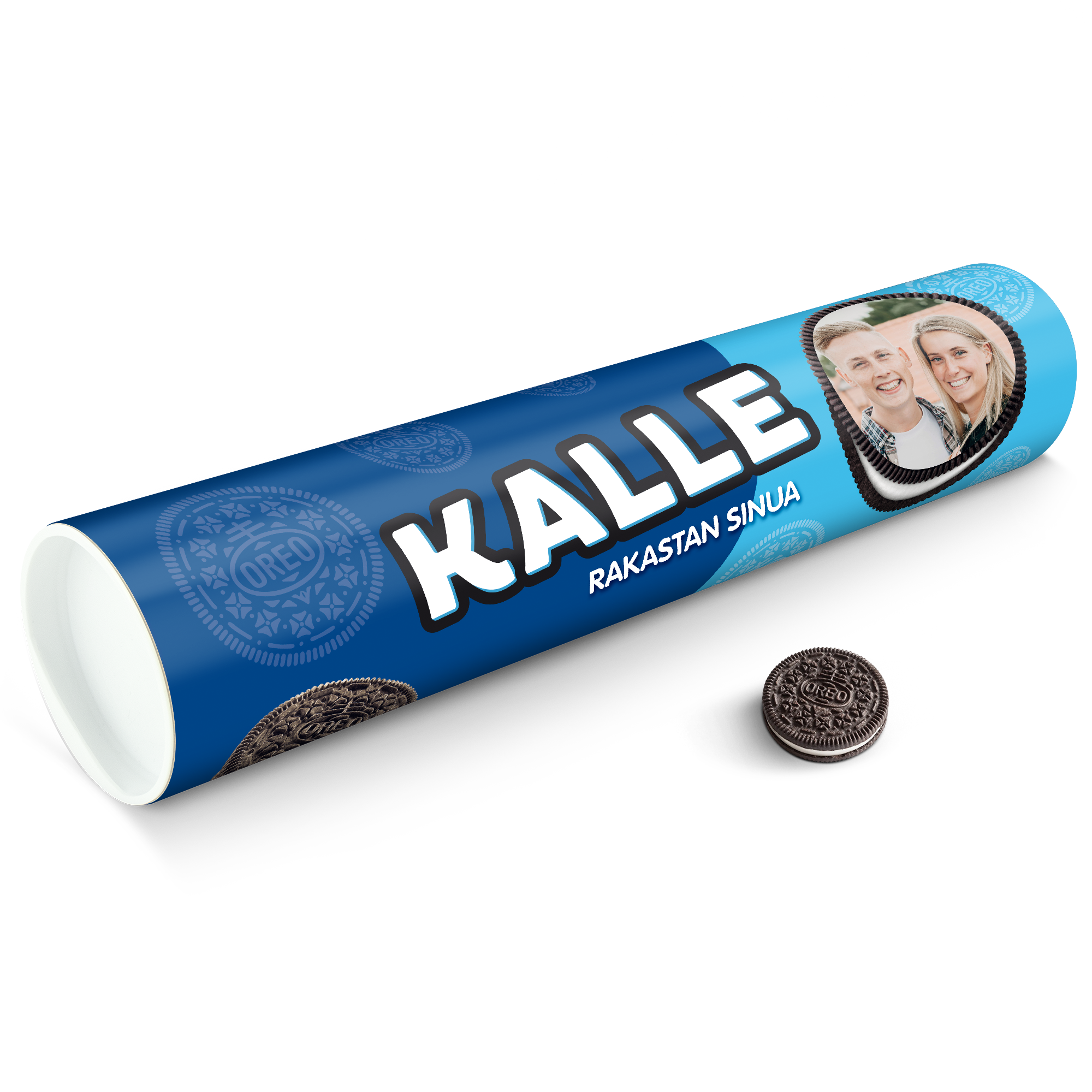 Henkilökohtainen XXL Oreo -lahjaputki