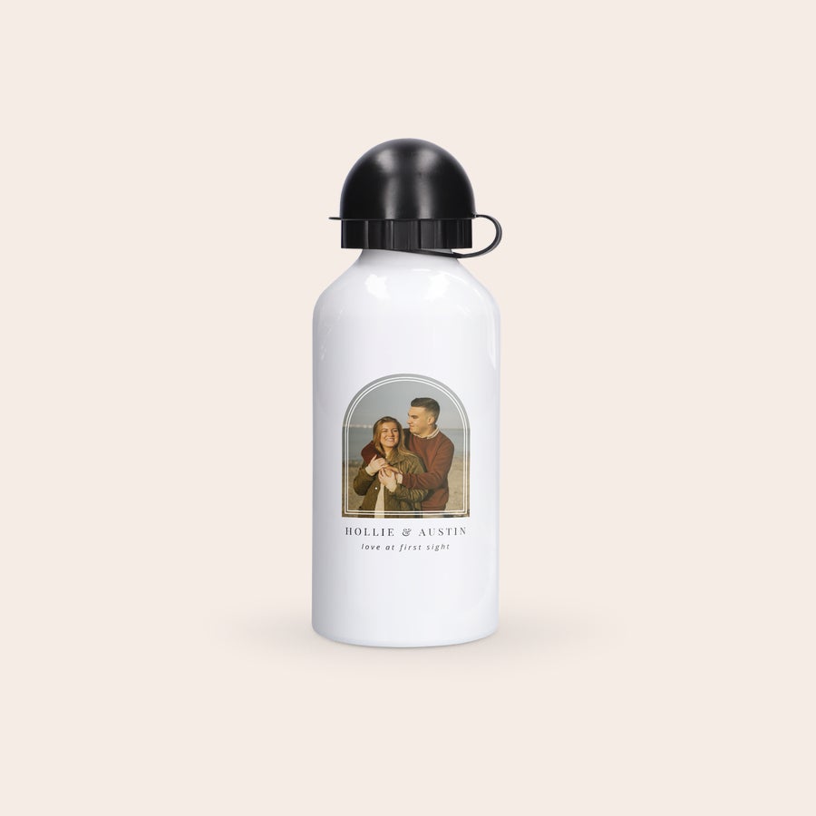 Personalised aluminium water bottle - 500 ml Personalised aluminium water bottle - 500 ml