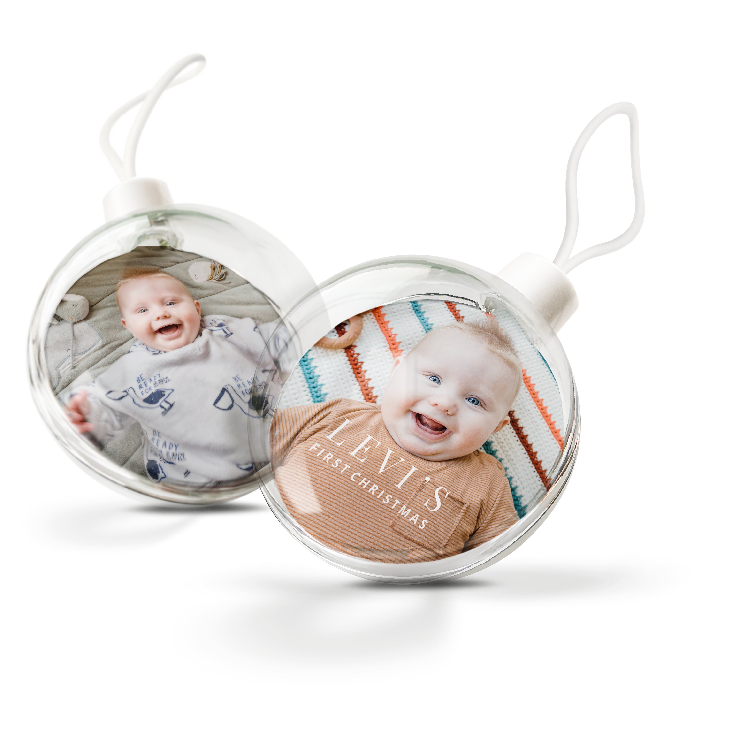 Mijn eerste kerstbal bedrukken (2 stuks) Mijn eerste kerstbal bedrukken (2 stuks)