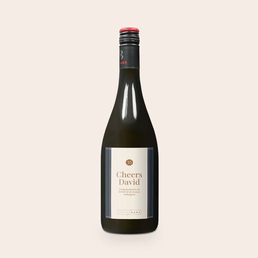 Vinho com etiqueta personalizada - Emil Bauer Spätburgunder - impresso  Vinho com etiqueta personalizada - Emil Bauer Spätburgunder - impresso