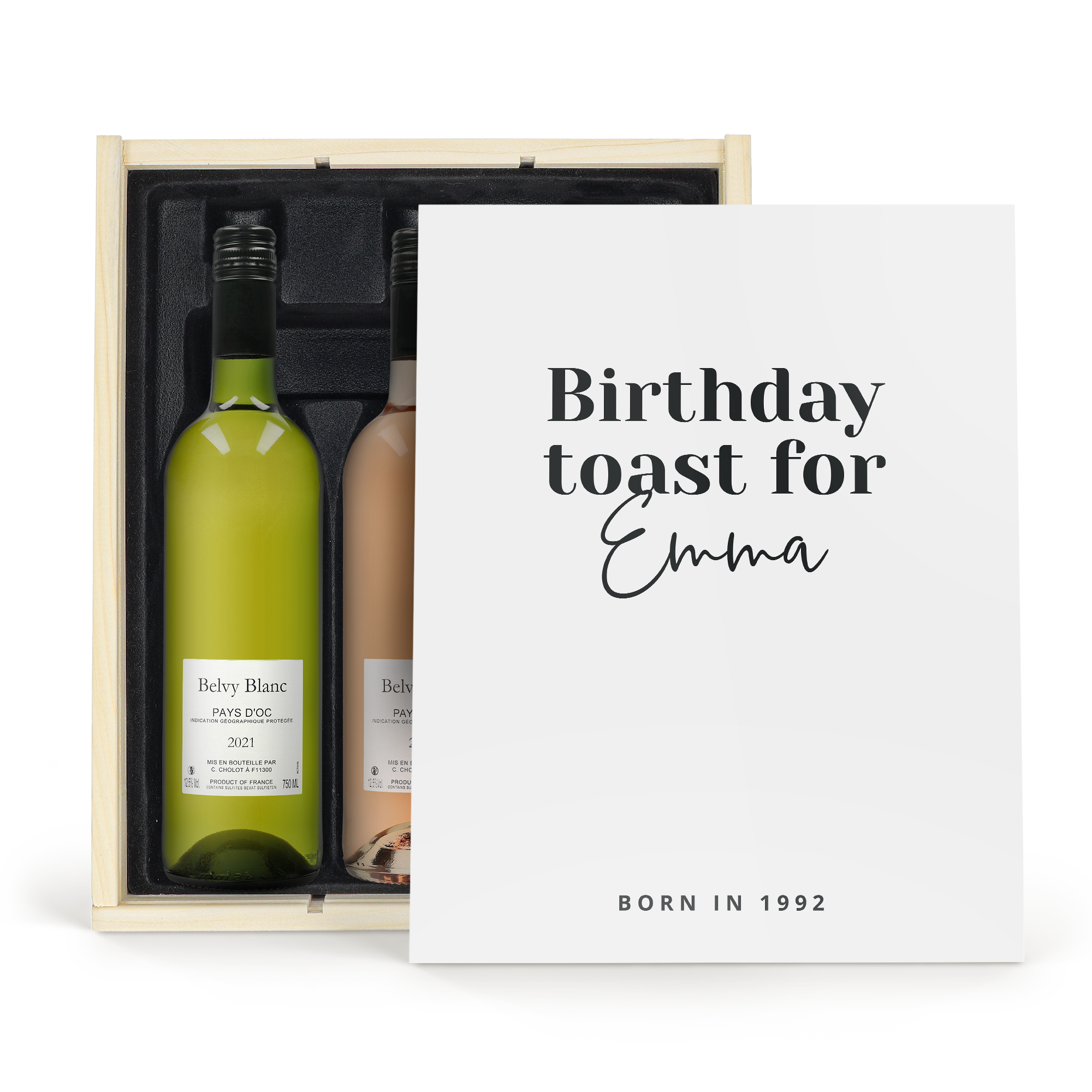 Personalizowany zestaw win Belvy