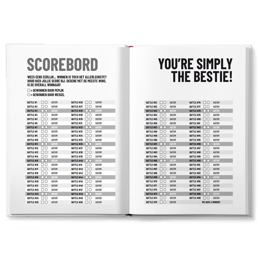 Het Battle boek voor vrienden personaliseren Het Battle boek voor vrienden personaliseren