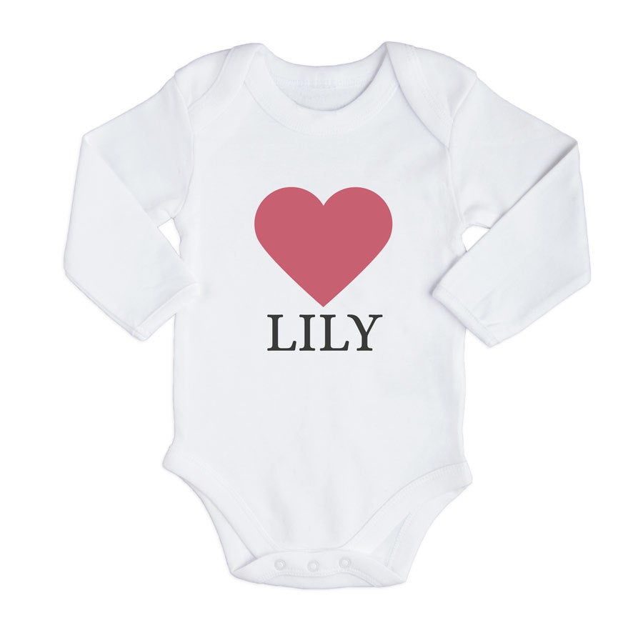Body bébé personnalisé - Blanc - 74/80