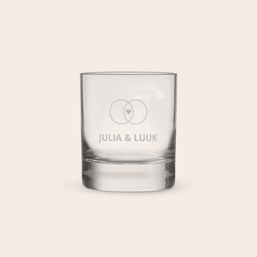 Whiskey glas met naam Whiskey glas met naam