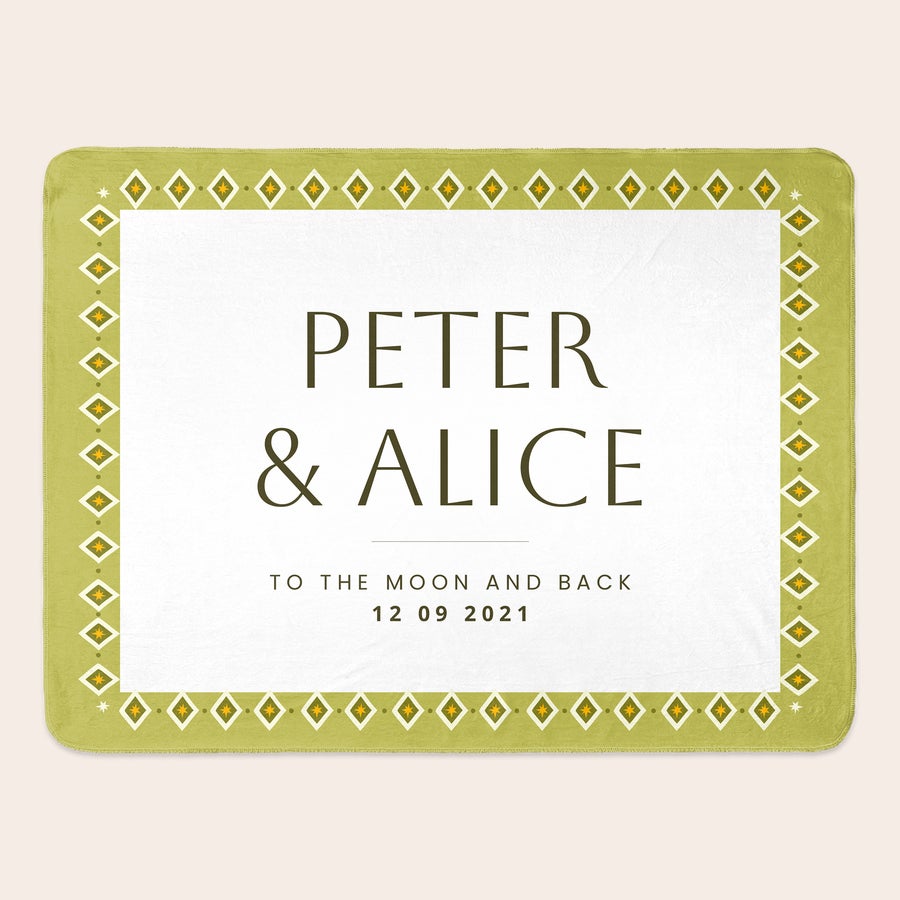 Personalised photo blanket Personalised photo blanket