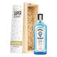 Gin in bedrukte kist - Bombay Sapphire