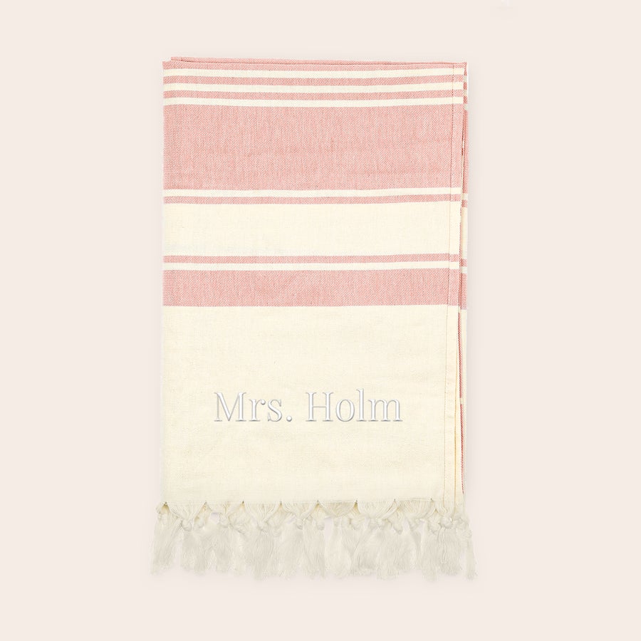 Hammam-håndklæde med navn Hammam-håndklæde med navn