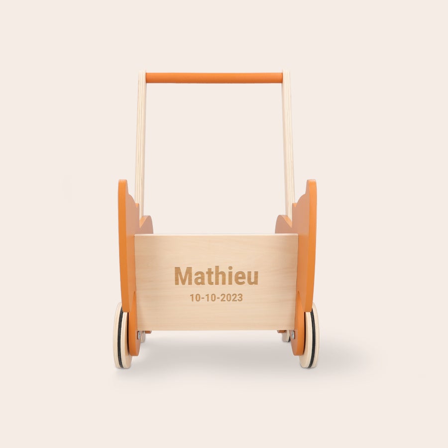 Trotteur en bois - Avec texte Trotteur en bois - Avec texte