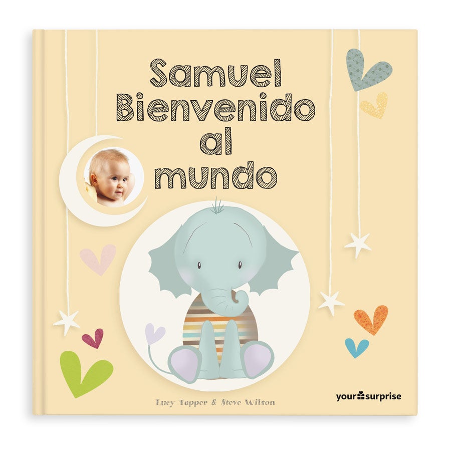 YourSurprise Libro personalizado "Bienvenido al mundo" - Tapa dura