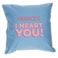 Personalised cushion - Love - Blue