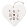Holzherz mit Gravur
