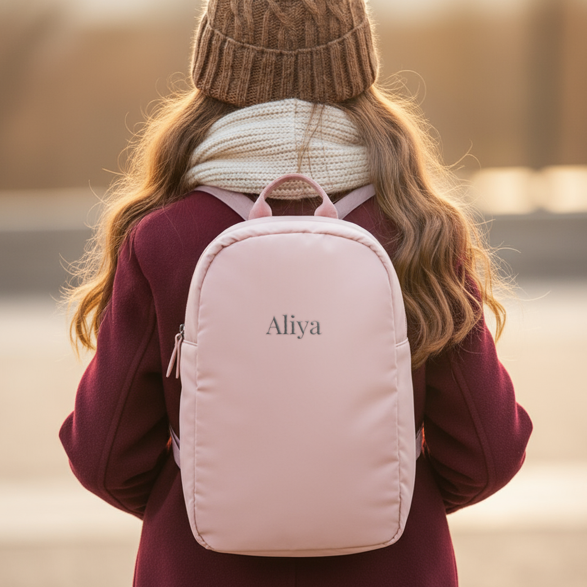 Personalisierter Puffer Rucksack für Kinder