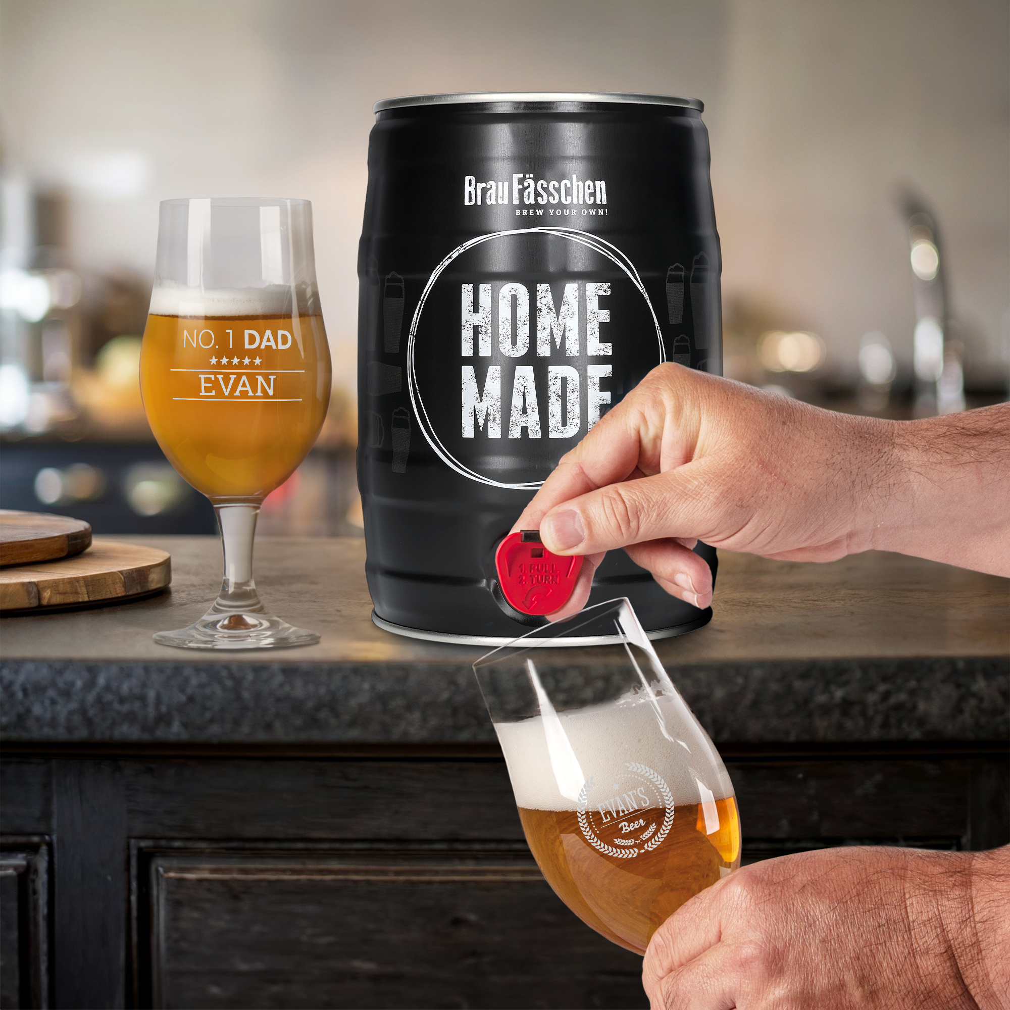 Personalised home beer brewing kit - Lager 