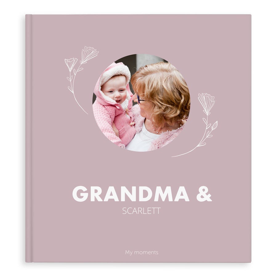 Fotóalbum - Grandma & Me / Us - XL - Hardcover - 40 oldal