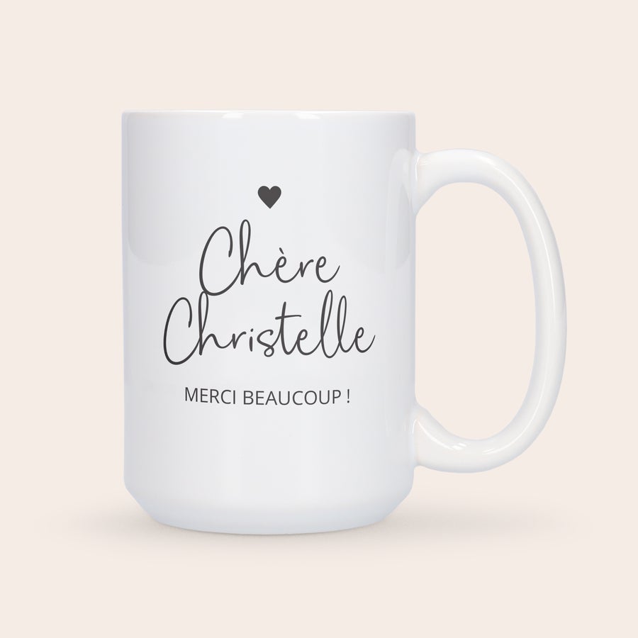 Grand mug personnalisé Grand mug personnalisé