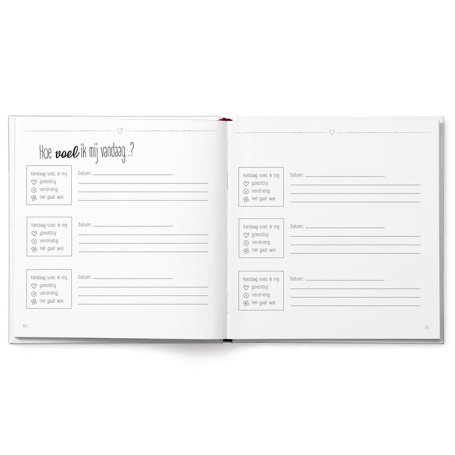 Boek "Lieve Oma, omdat ik je zo mis" met naam