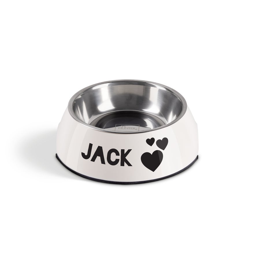 Personalised dog food bowl White 160ml
