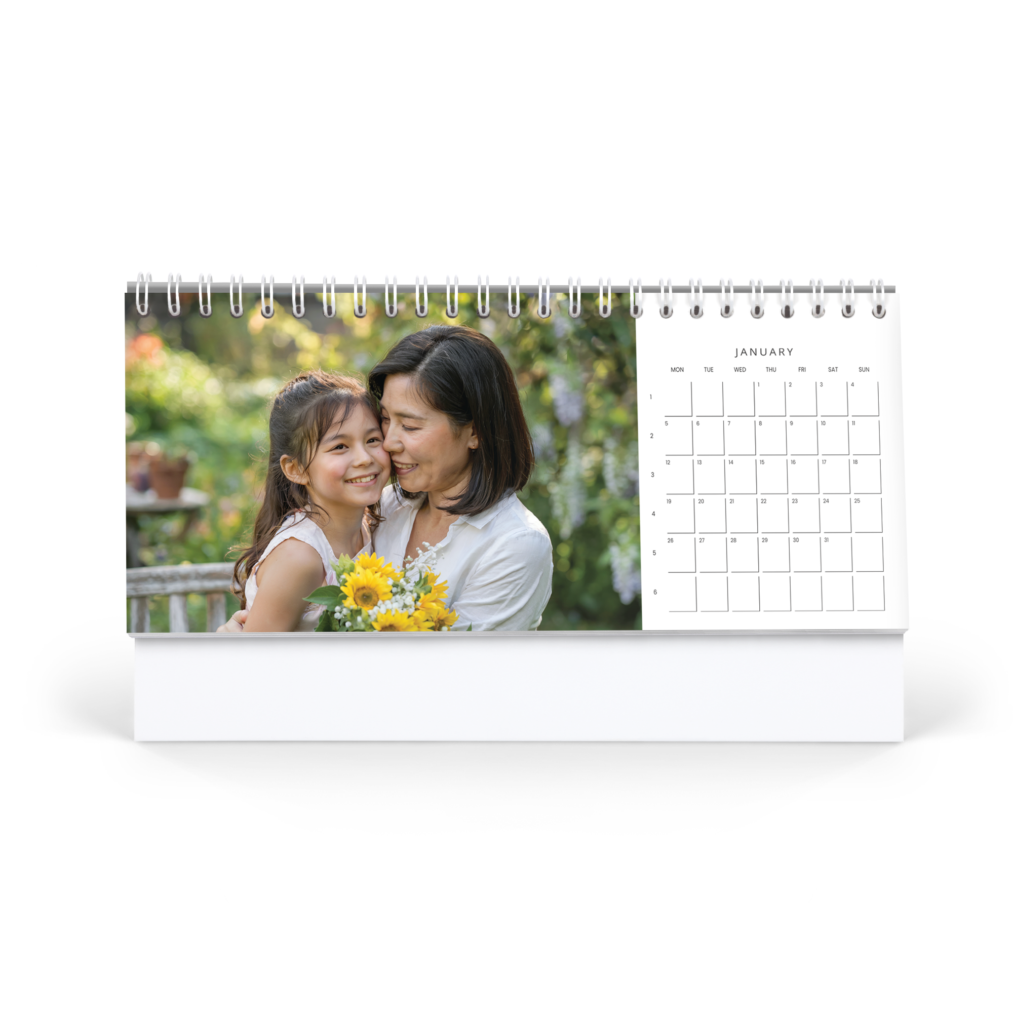 Calendário de mesa personalizado