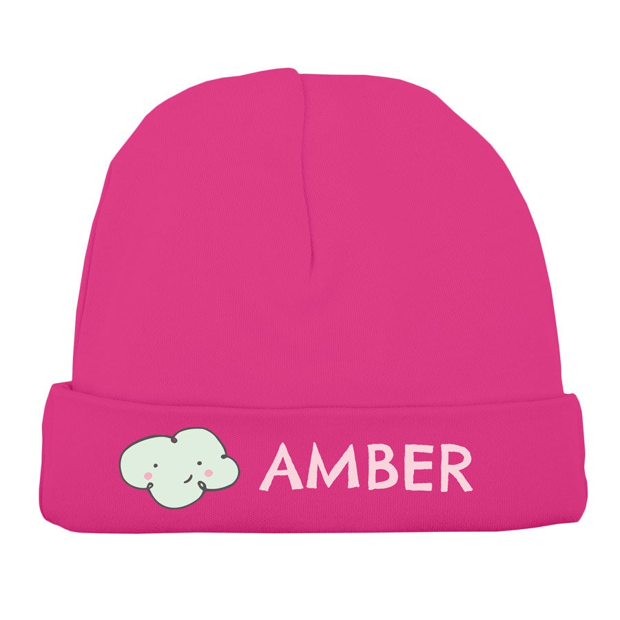 Babymuts bedrukken - Fuchsia