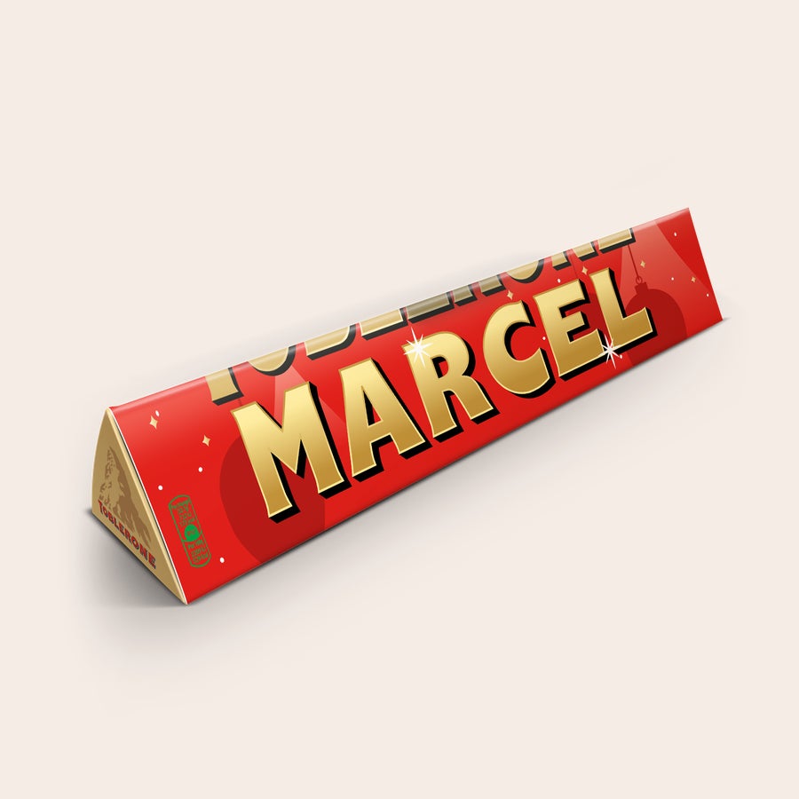 Toblerone kerst met naam Toblerone kerst met naam