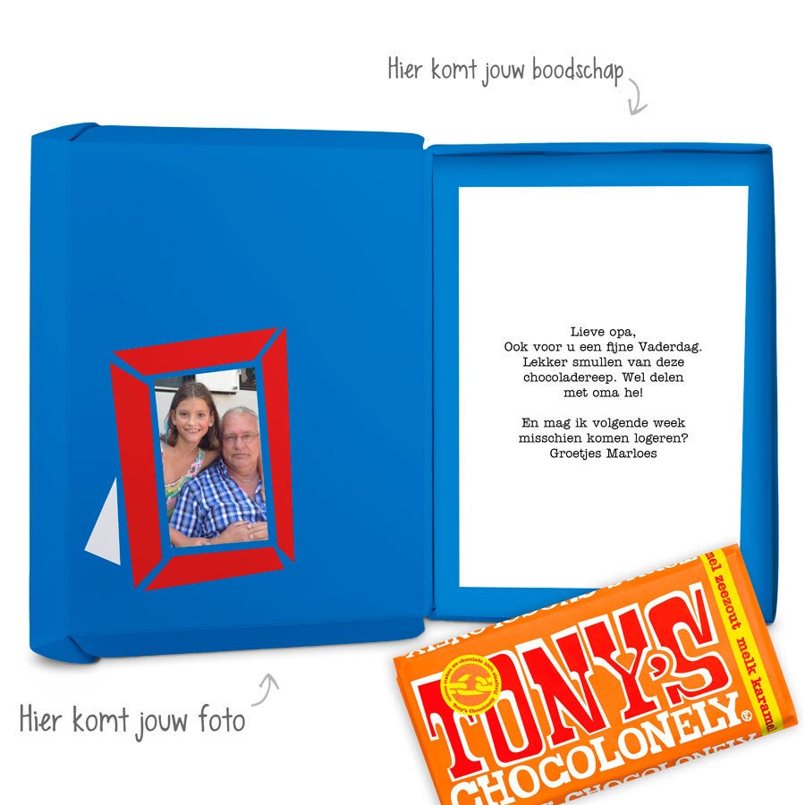 Tony's Chocolonely giftbox - Vaderdag (karamel-zeezout)